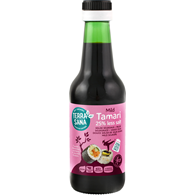 SOS SOJOWY TAMARI ŁAGODNY 25 % MNIEJ SOLI BEZGLUTENOWY BIO 250 ml - TERRASANA