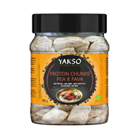 ZAMIENNIK MIĘSA Z BIAŁKA GROCHU I BOBU BEZGLUTENOWY BIO 100 g - YAKSO