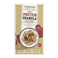 GRANOLA PROTEINOWA Z DAKTYLAMI I MIGDAŁAMI BEZ DODATKU CUKRÓW BIO 325 g - VERIVAL